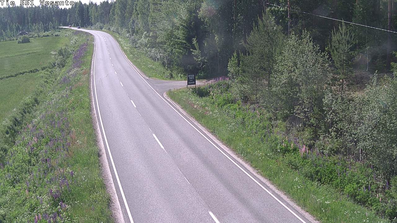 Kelikamerat Kuva Tie 551 Vesanto Löttökorpi, Vesanto, Pohjois-Savo