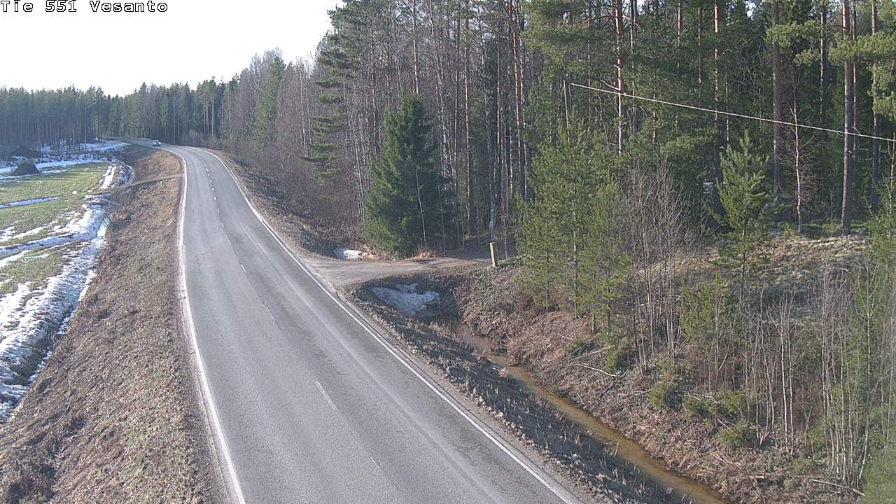 Kelikamerat Kuva Tie 551 Vesanto Löttökorpi, Vesanto, Pohjois-Savo