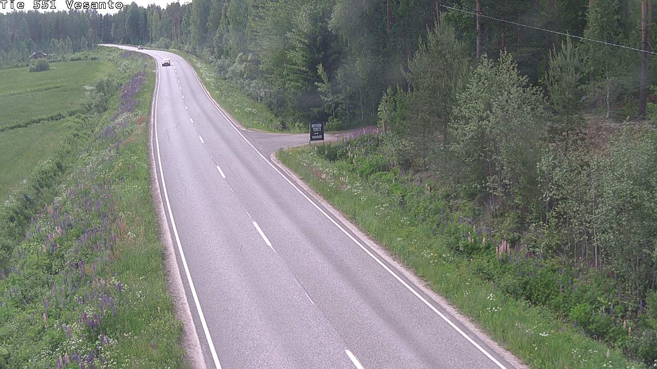 Kelikamerat Kuva Tie 551 Vesanto Löttökorpi, Vesanto, Pohjois-Savo
