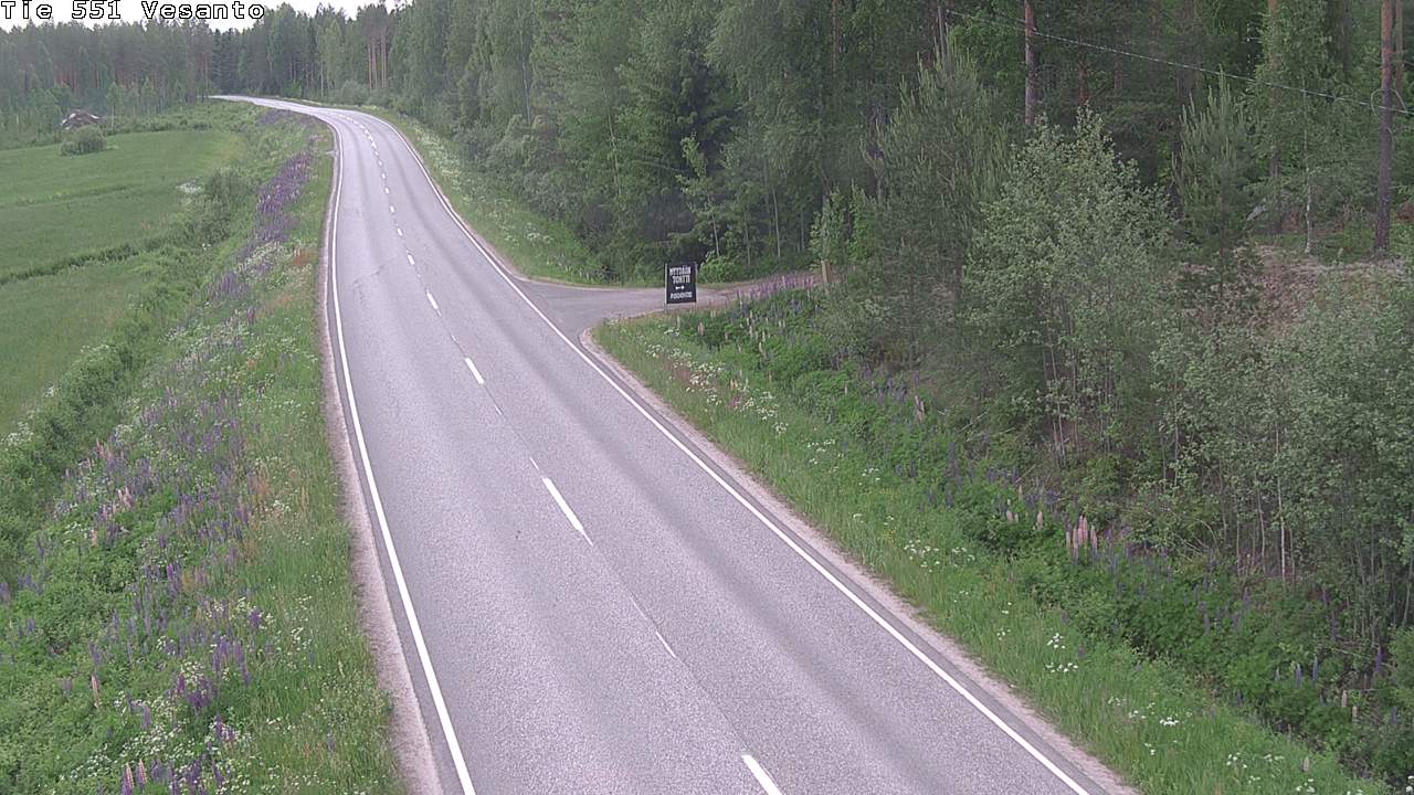 Kelikamerat Kuva Tie 551 Vesanto Löttökorpi, Vesanto, Pohjois-Savo
