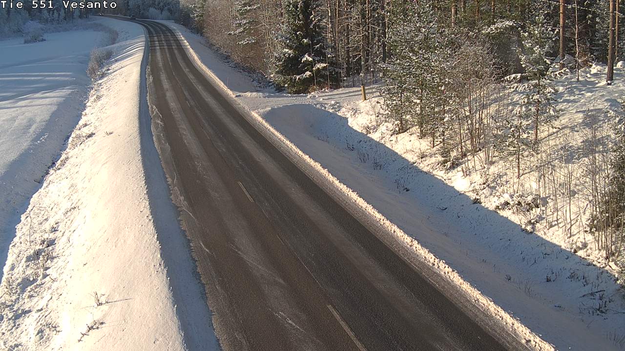 Weather Camera Image Road 551 Vesanto Löttökorpi, Vesanto, Pohjois-Savo