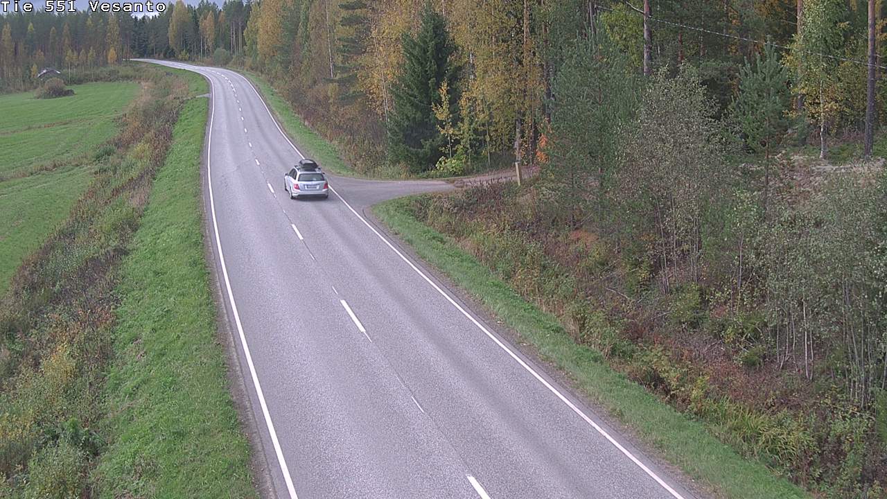 Kelikamerat Kuva Tie 551 Vesanto Löttökorpi, Vesanto, Pohjois-Savo