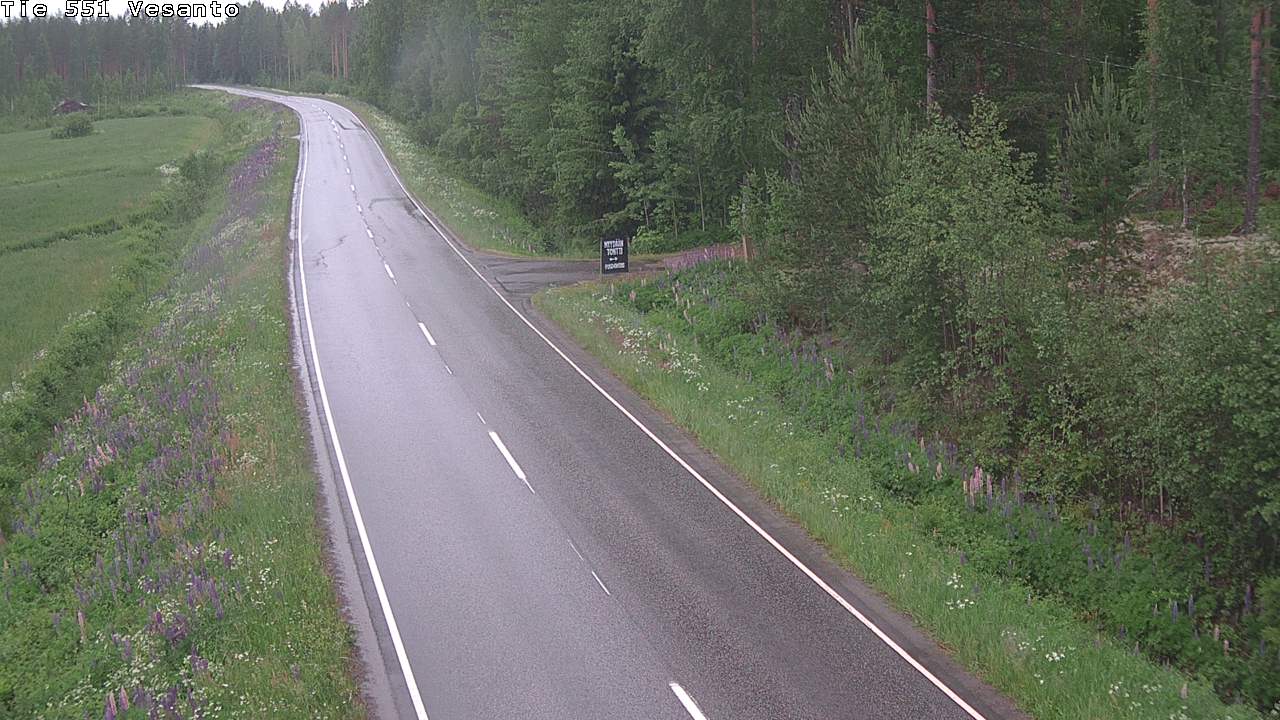 Kelikamerat Kuva Tie 551 Vesanto Löttökorpi, Vesanto, Pohjois-Savo