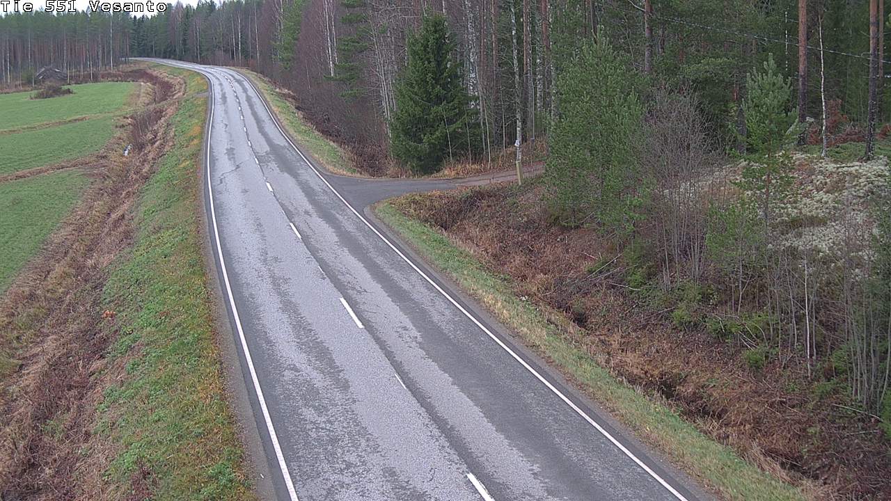 Kelikamerat Kuva Tie 551 Vesanto Löttökorpi, Vesanto, Pohjois-Savo