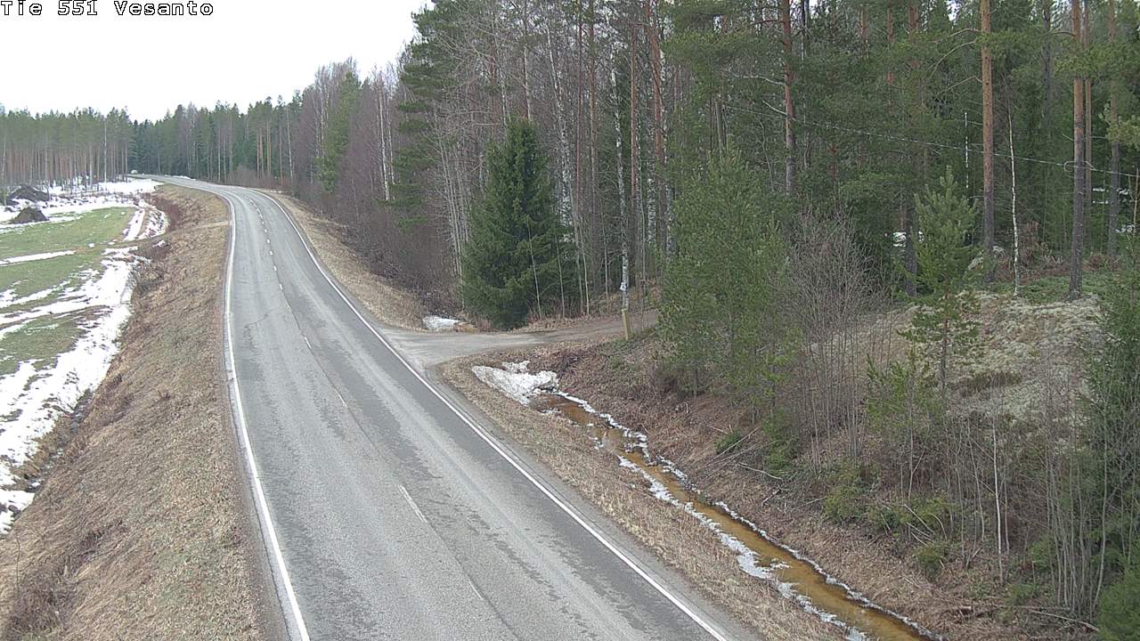 Kelikamerat Kuva Tie 551 Vesanto Löttökorpi, Vesanto, Pohjois-Savo