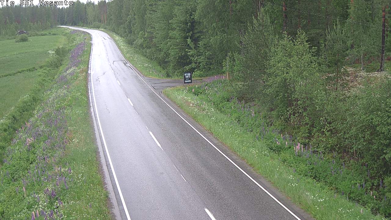 Kelikamerat Kuva Tie 551 Vesanto Löttökorpi, Vesanto, Pohjois-Savo