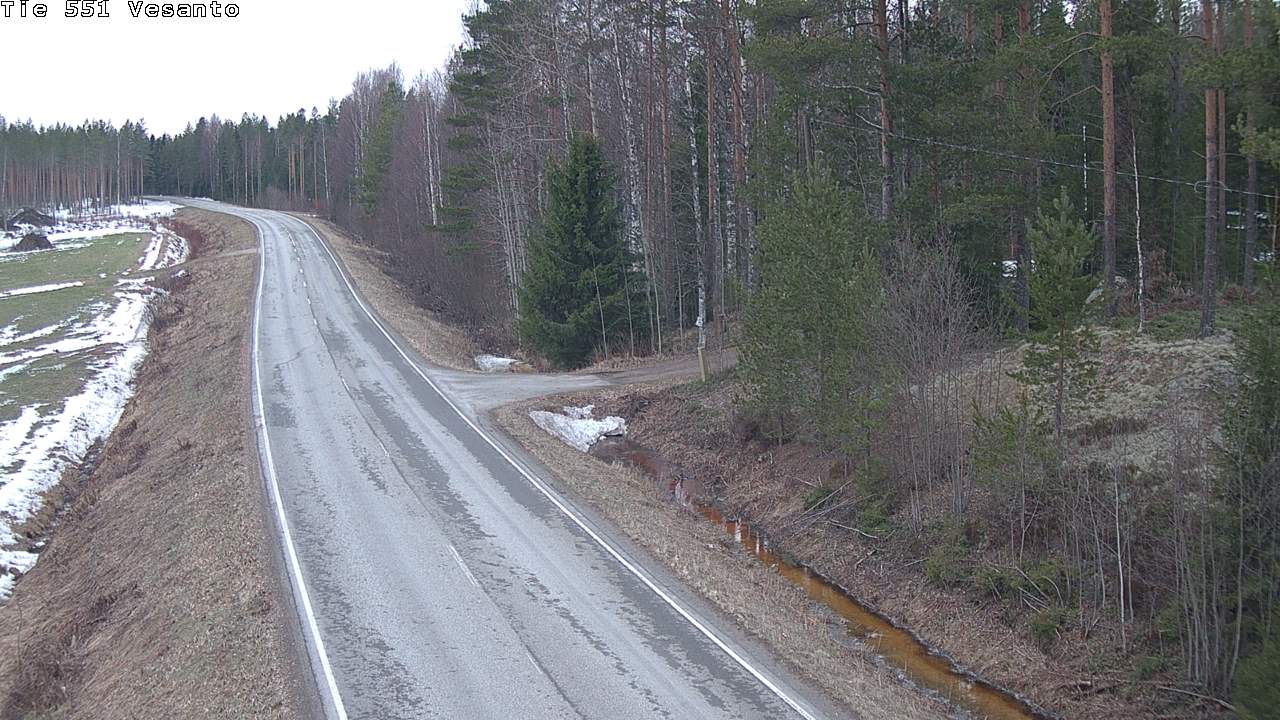 Kelikamerat Kuva Tie 551 Vesanto Löttökorpi, Vesanto, Pohjois-Savo