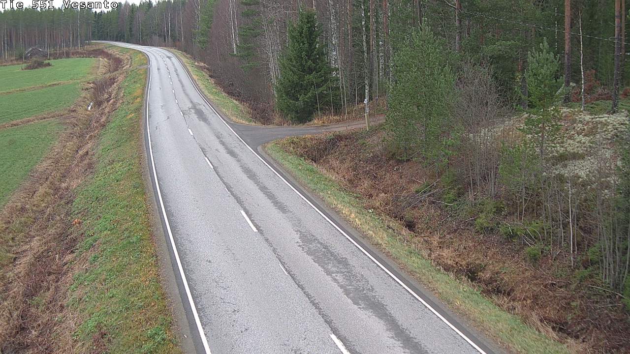 Kelikamerat Kuva Tie 551 Vesanto Löttökorpi, Vesanto, Pohjois-Savo