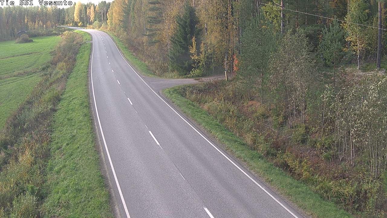 Weather Camera Image Road 551 Vesanto Löttökorpi, Vesanto, Pohjois-Savo