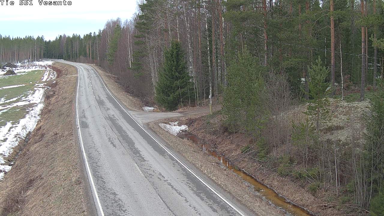 Kelikamerat Kuva Tie 551 Vesanto Löttökorpi, Vesanto, Pohjois-Savo