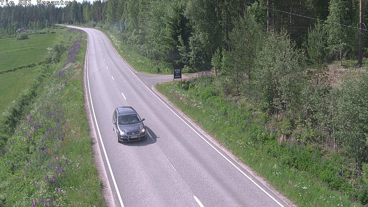 Kelikamerat Kuva Tie 551 Vesanto Löttökorpi, Vesanto, Pohjois-Savo