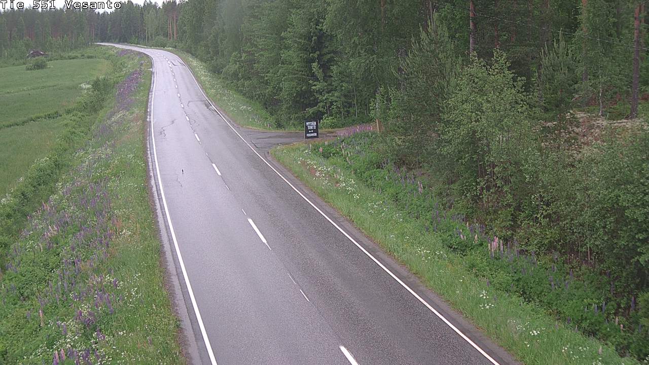 Kelikamerat Kuva Tie 551 Vesanto Löttökorpi, Vesanto, Pohjois-Savo