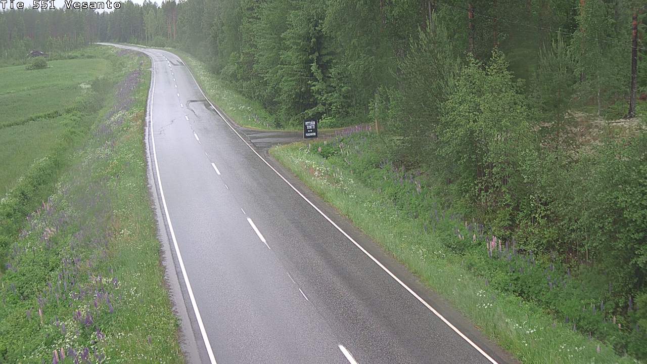 Kelikamerat Kuva Tie 551 Vesanto Löttökorpi, Vesanto, Pohjois-Savo
