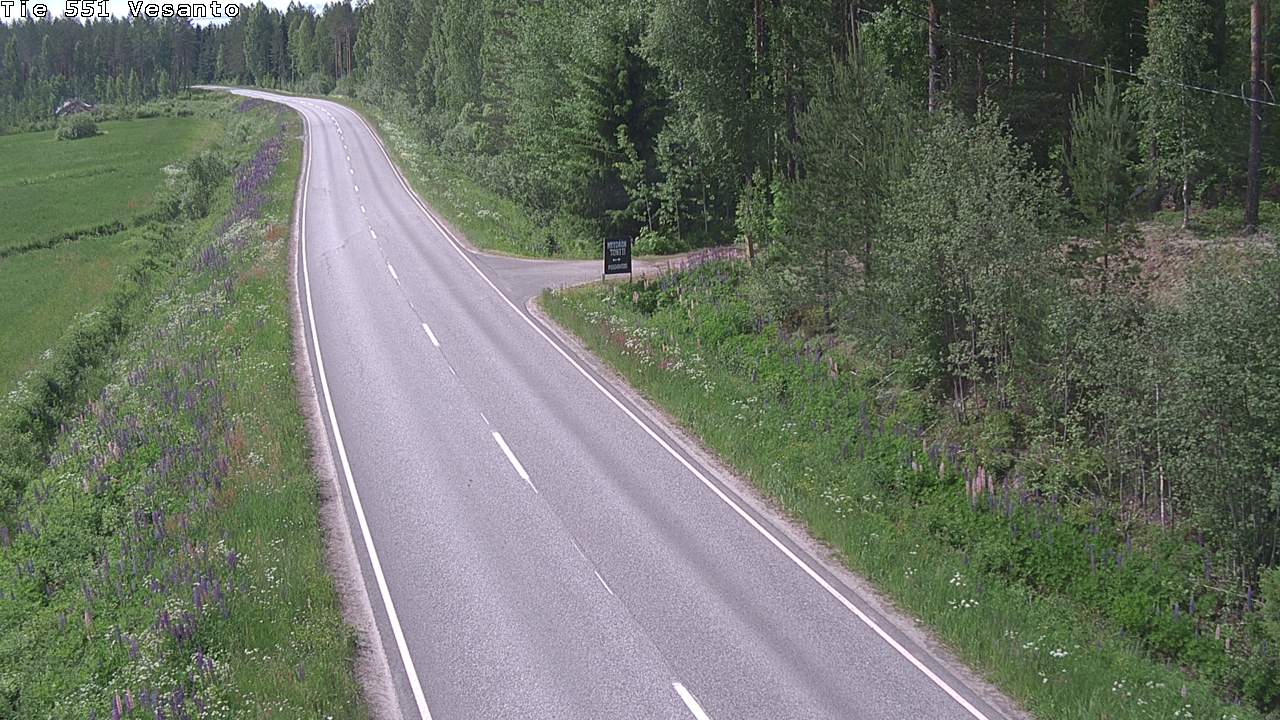 Kelikamerat Kuva Tie 551 Vesanto Löttökorpi, Vesanto, Pohjois-Savo