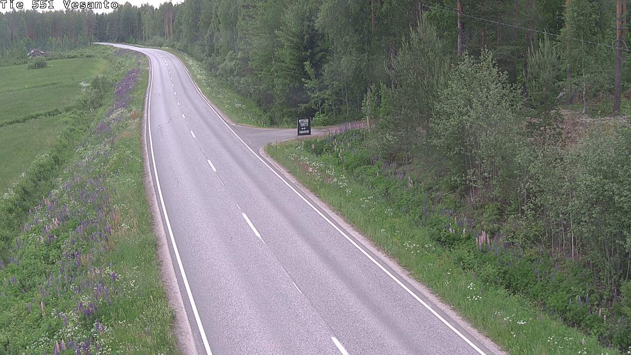 Kelikamerat Kuva Tie 551 Vesanto Löttökorpi, Vesanto, Pohjois-Savo