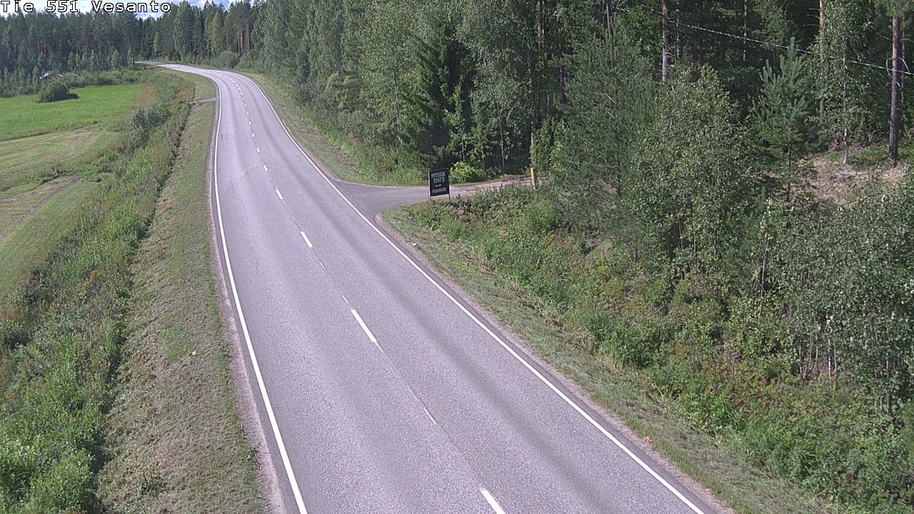 Kelikamerat Kuva Tie 551 Vesanto Löttökorpi, Vesanto, Pohjois-Savo