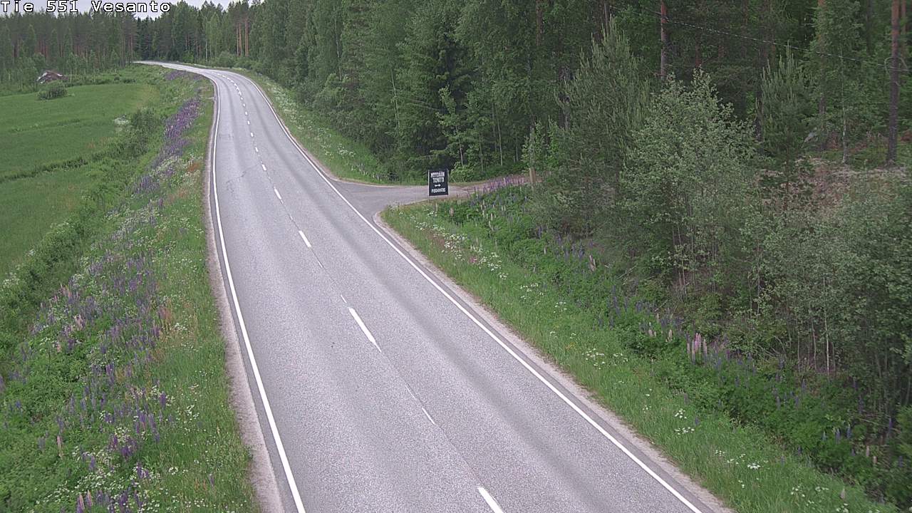 Kelikamerat Kuva Tie 551 Vesanto Löttökorpi, Vesanto, Pohjois-Savo