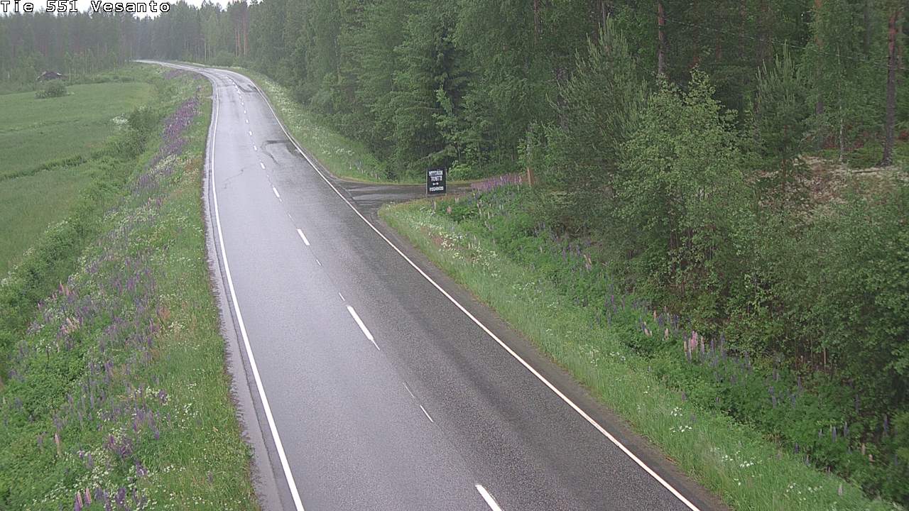 Kelikamerat Kuva Tie 551 Vesanto Löttökorpi, Vesanto, Pohjois-Savo