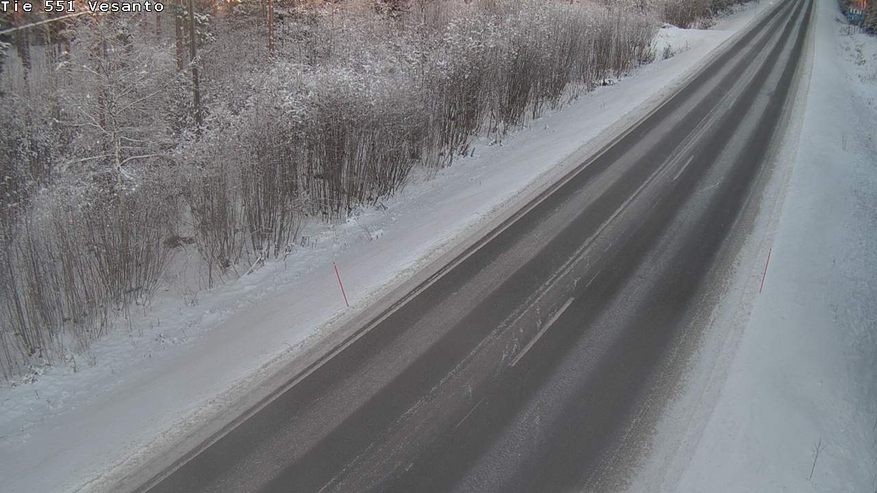 Weather Camera Image Road 551 Vesanto Löttökorpi, Vesanto, Pohjois-Savo