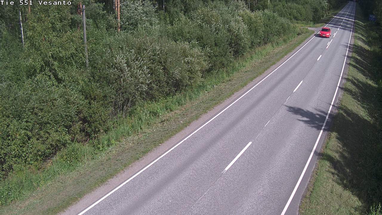 Weather Camera Image Road 551 Vesanto Löttökorpi, Vesanto, Pohjois-Savo