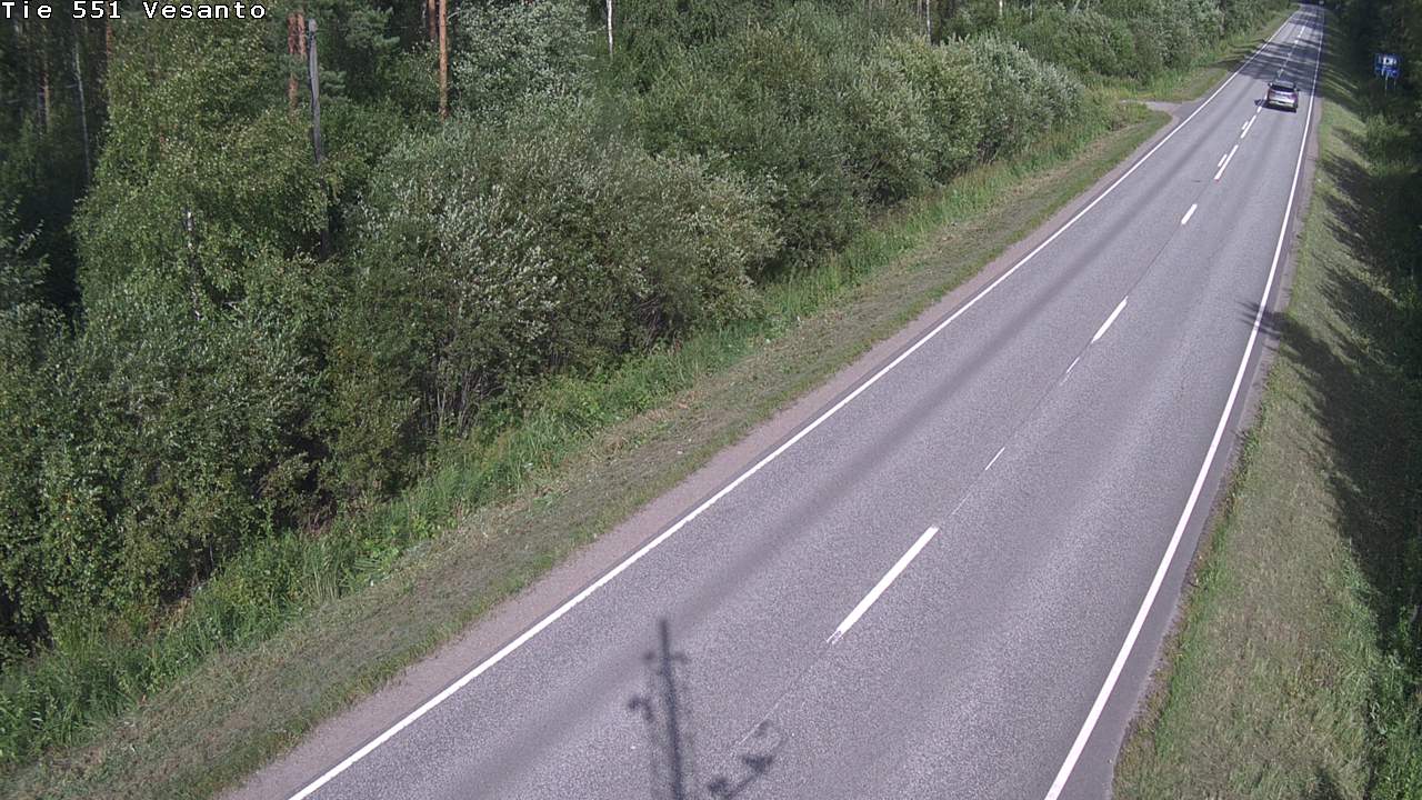Weather Camera Image Road 551 Vesanto Löttökorpi, Vesanto, Pohjois-Savo
