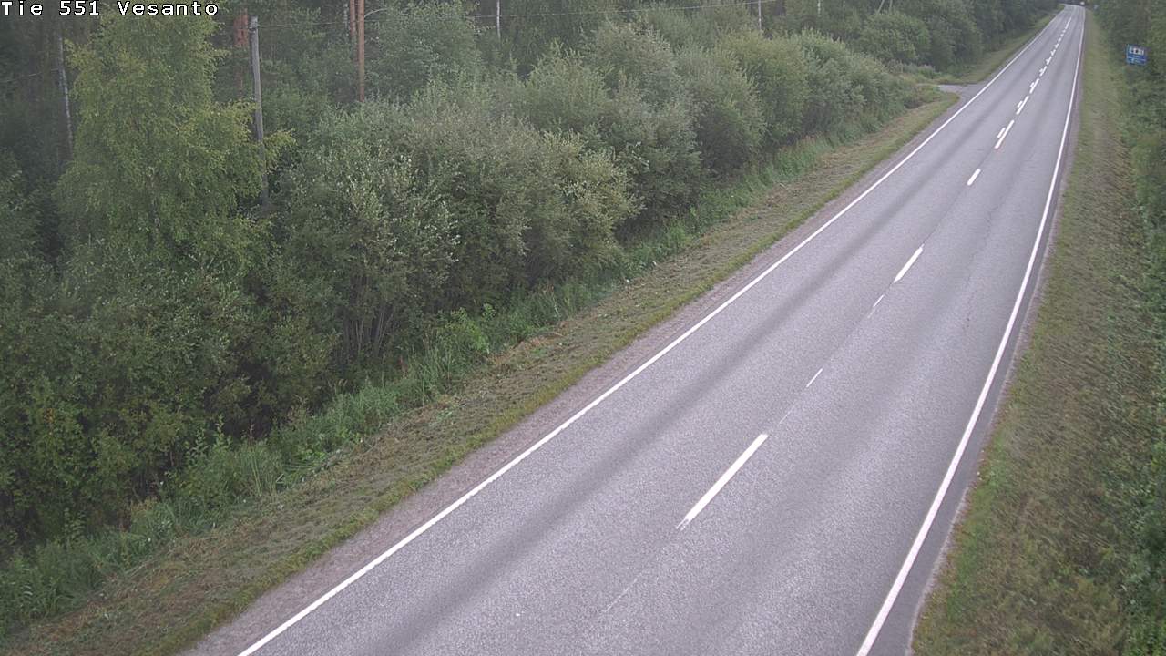 Weather Camera Image Road 551 Vesanto Löttökorpi, Vesanto, Pohjois-Savo