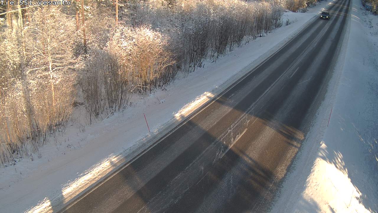 Weather Camera Image Road 551 Vesanto Löttökorpi, Vesanto, Pohjois-Savo