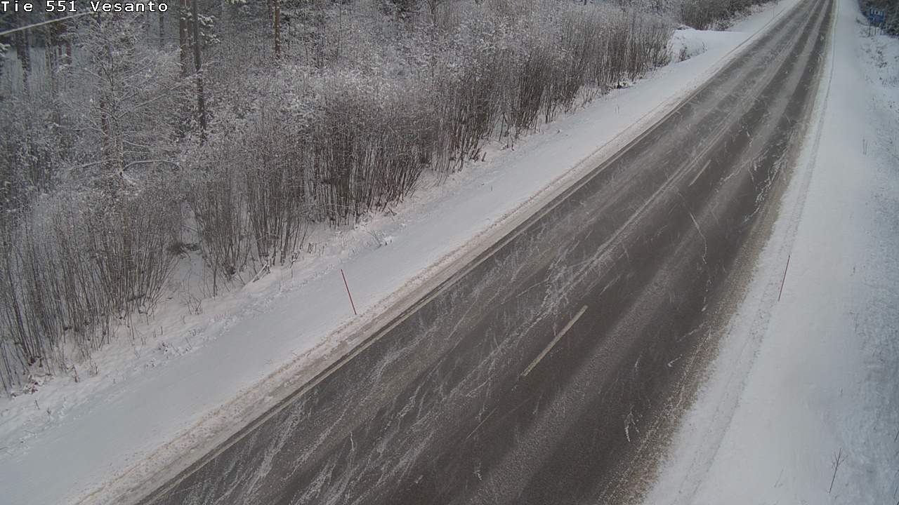Weather Camera Image Road 551 Vesanto Löttökorpi, Vesanto, Pohjois-Savo