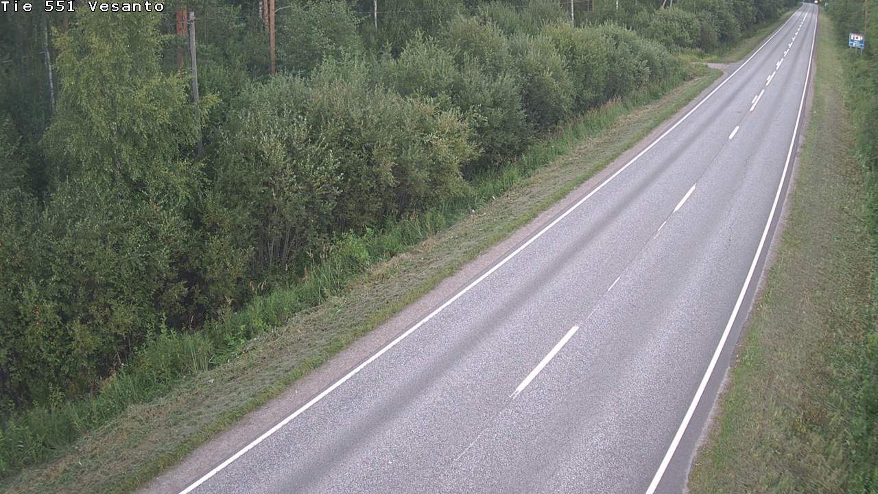 Weather Camera Image Road 551 Vesanto Löttökorpi, Vesanto, Pohjois-Savo