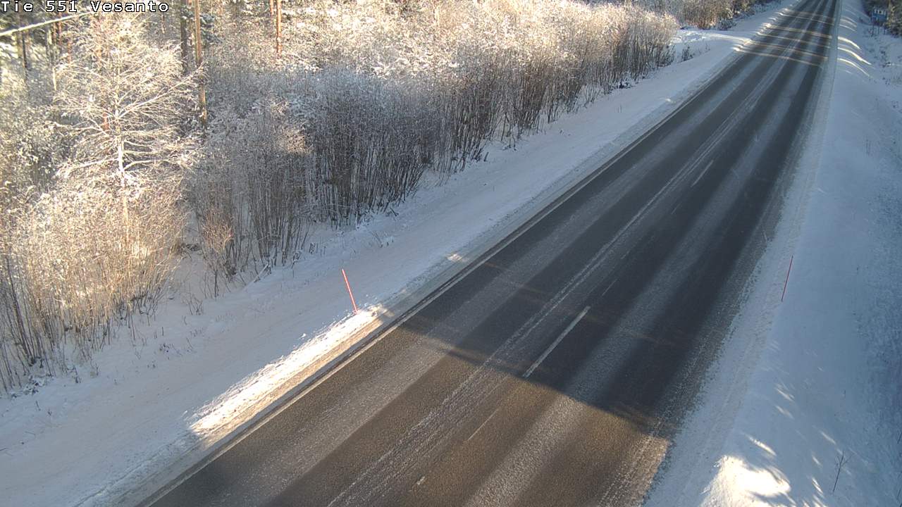 Weather Camera Image Road 551 Vesanto Löttökorpi, Vesanto, Pohjois-Savo