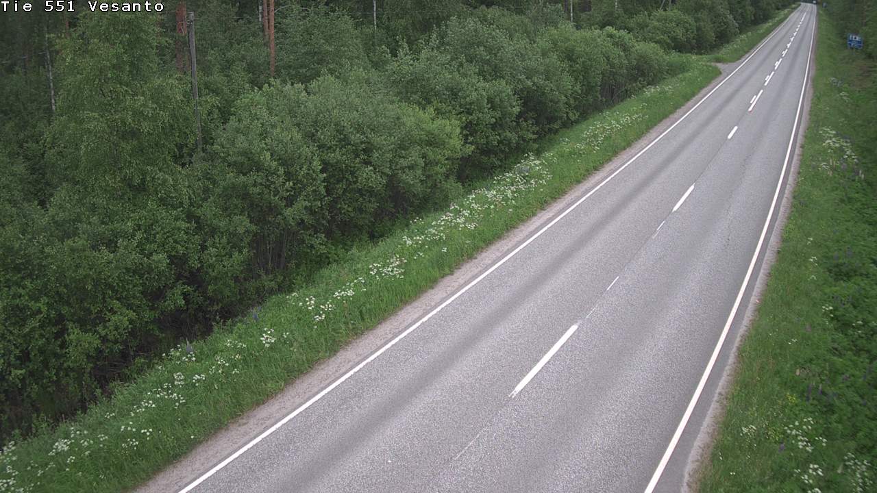 Kelikamerat Kuva Tie 551 Vesanto Löttökorpi, Vesanto, Pohjois-Savo