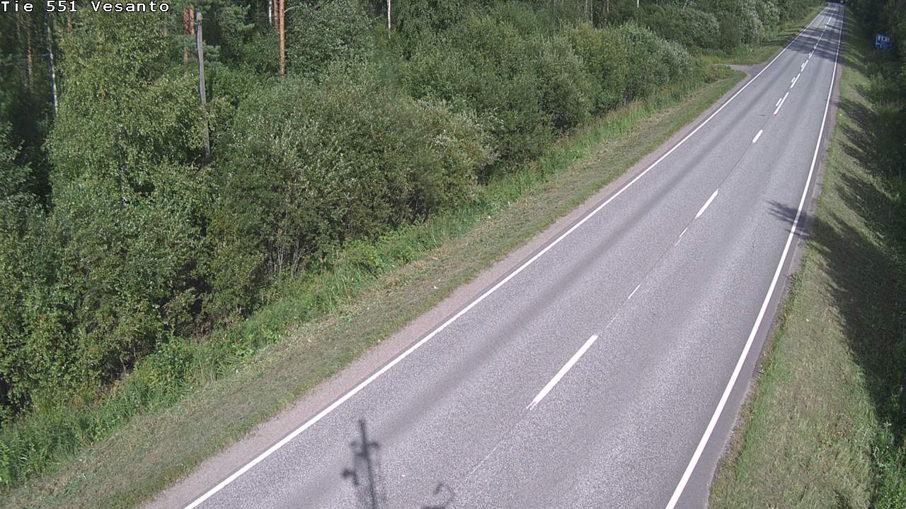 Weather Camera Image Road 551 Vesanto Löttökorpi, Vesanto, Pohjois-Savo