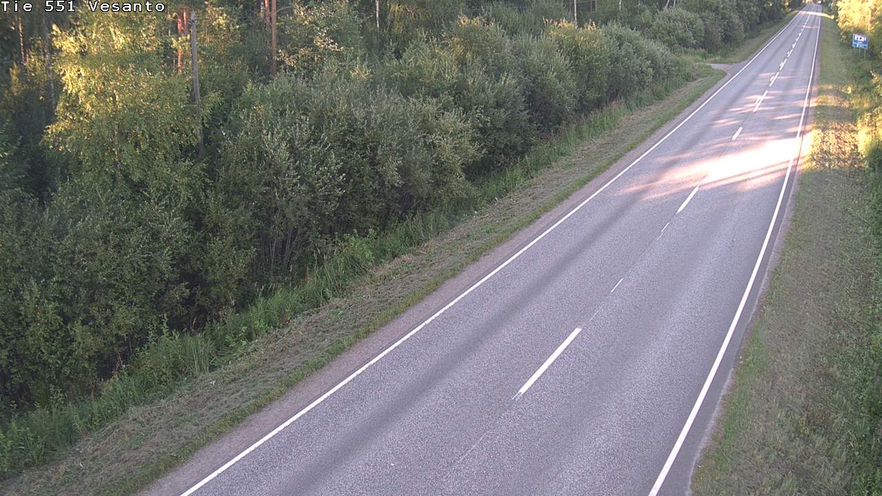 Weather Camera Image Road 551 Vesanto Löttökorpi, Vesanto, Pohjois-Savo