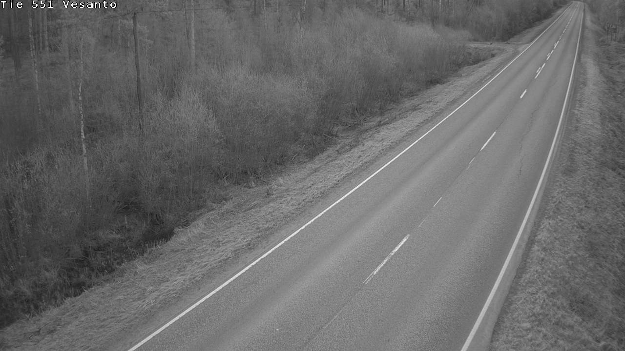 Weather Camera Image Road 551 Vesanto Löttökorpi, Vesanto, Pohjois-Savo
