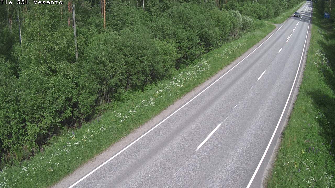 Kelikamerat Kuva Tie 551 Vesanto Löttökorpi, Vesanto, Pohjois-Savo