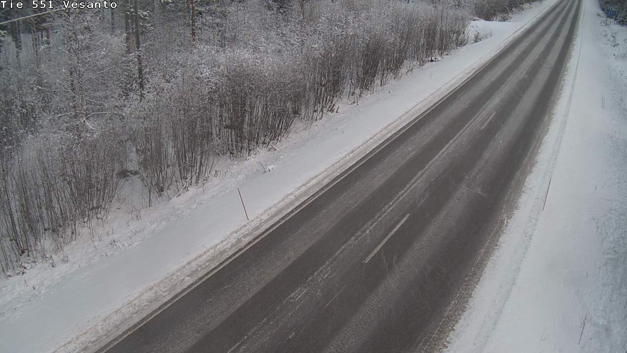 Weather Camera Image Road 551 Vesanto Löttökorpi, Vesanto, Pohjois-Savo