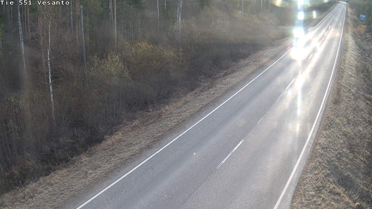 Weather Camera Image Väg 551 Vesanto Löttökorpi, Vesanto, Pohjois-Savo