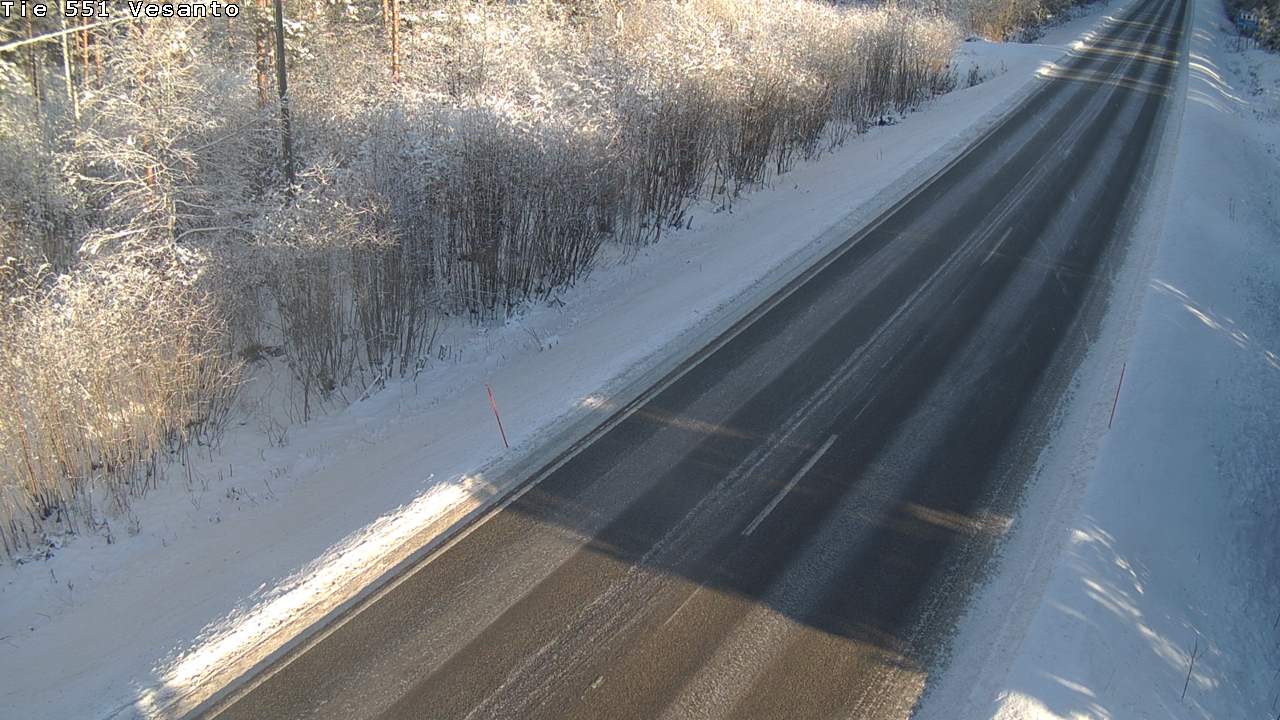 Weather Camera Image Road 551 Vesanto Löttökorpi, Vesanto, Pohjois-Savo