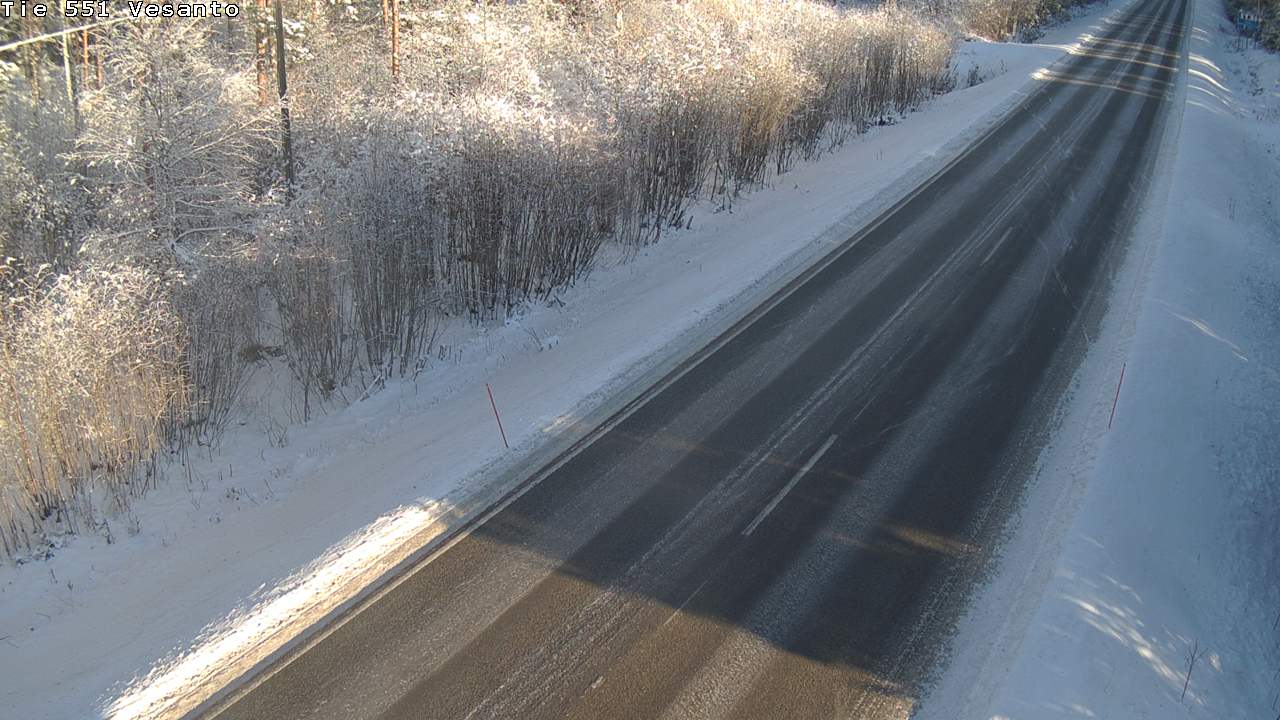 Weather Camera Image Road 551 Vesanto Löttökorpi, Vesanto, Pohjois-Savo