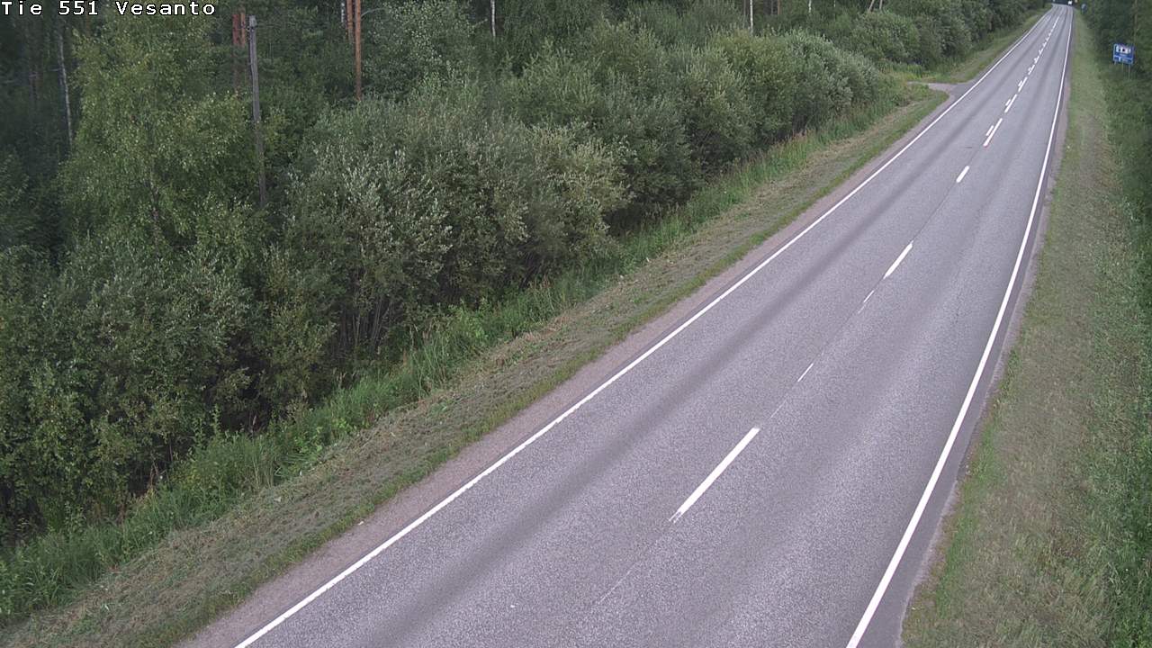Weather Camera Image Road 551 Vesanto Löttökorpi, Vesanto, Pohjois-Savo