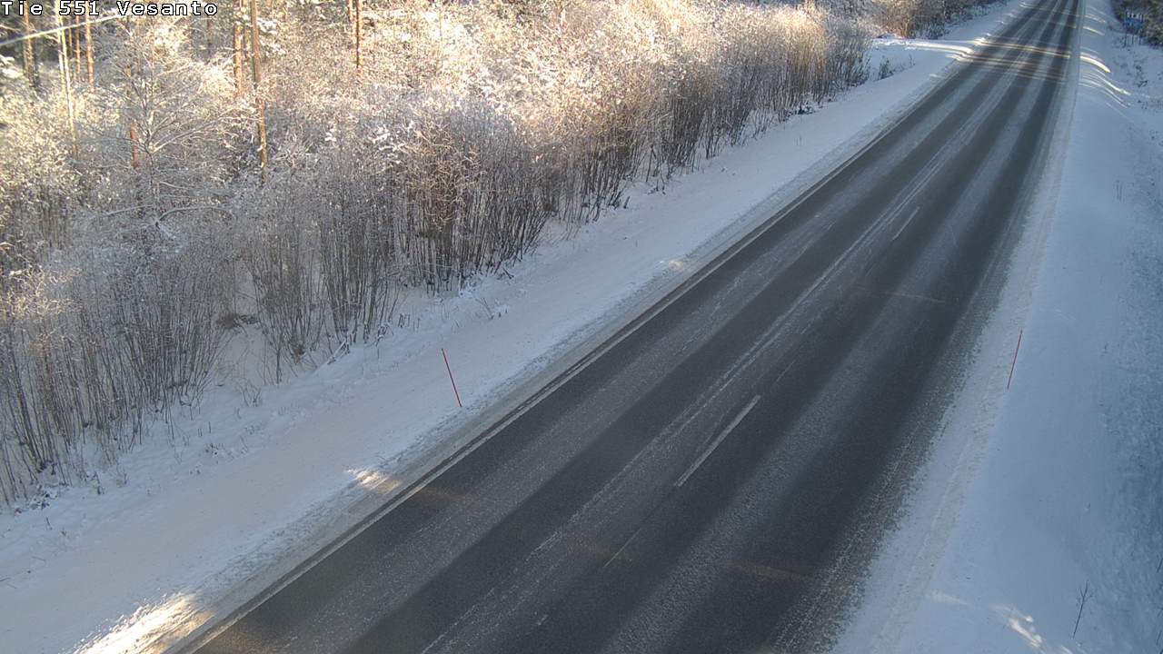 Weather Camera Image Road 551 Vesanto Löttökorpi, Vesanto, Pohjois-Savo