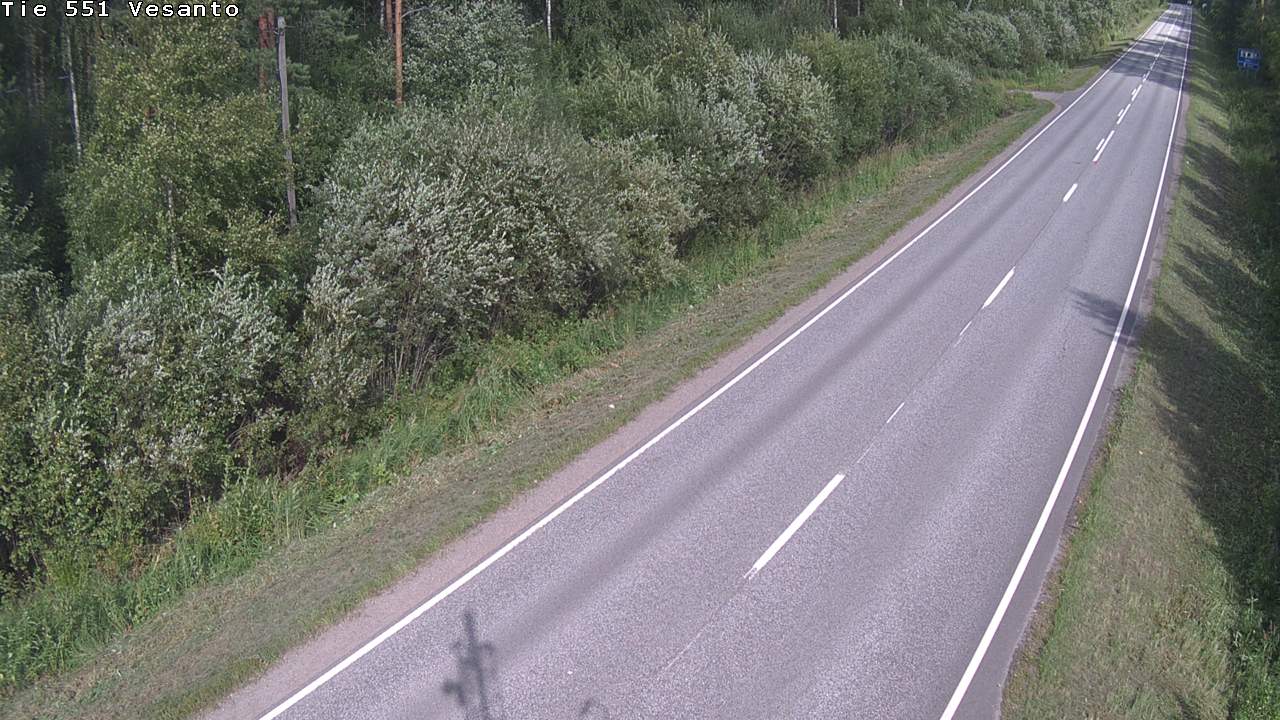 Weather Camera Image Road 551 Vesanto Löttökorpi, Vesanto, Pohjois-Savo