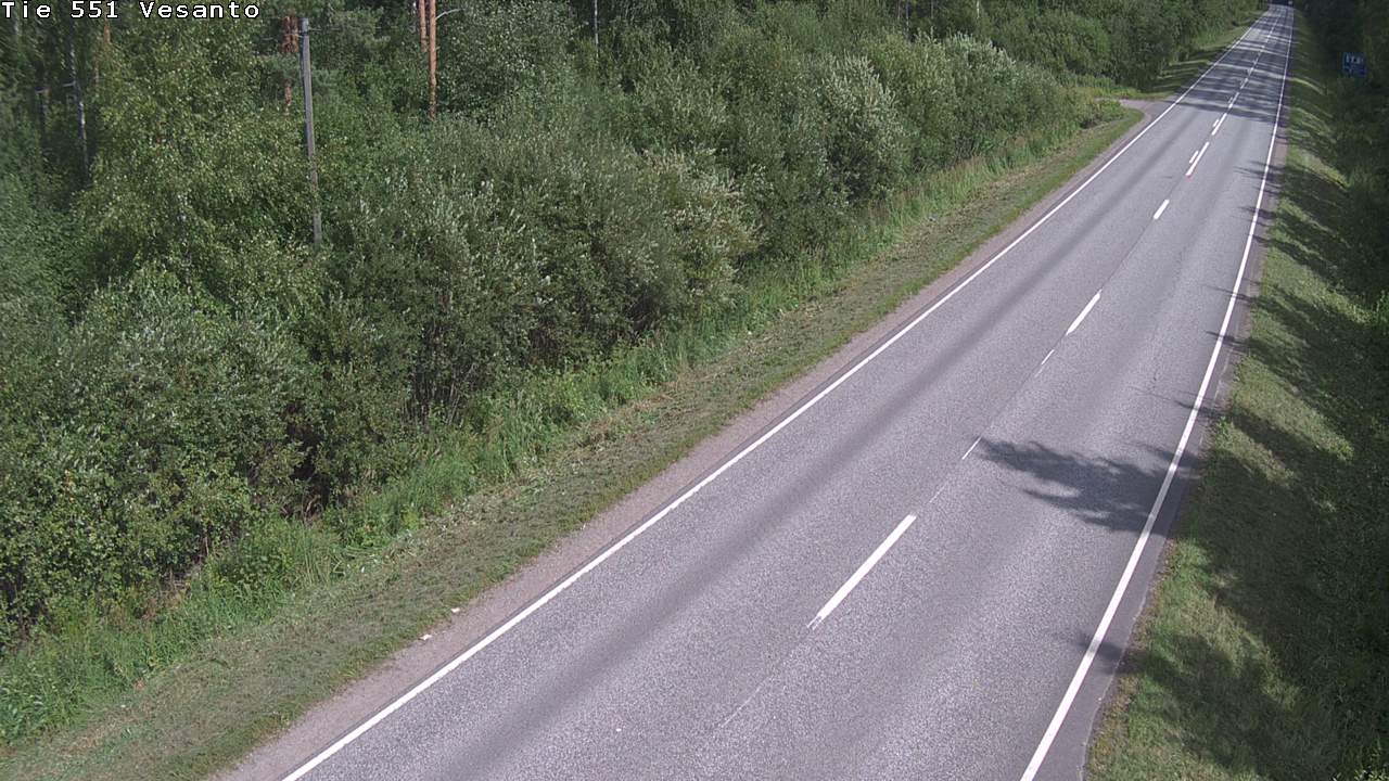 Weather Camera Image Road 551 Vesanto Löttökorpi, Vesanto, Pohjois-Savo