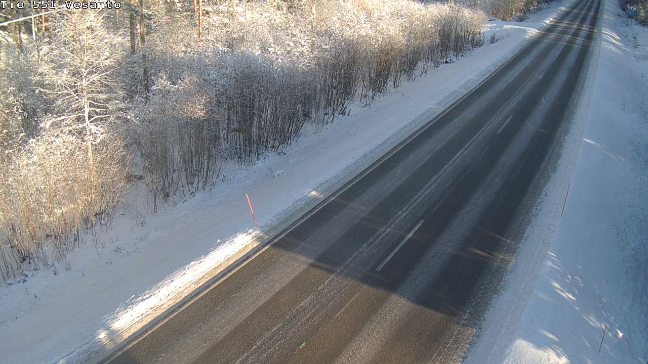Weather Camera Image Road 551 Vesanto Löttökorpi, Vesanto, Pohjois-Savo