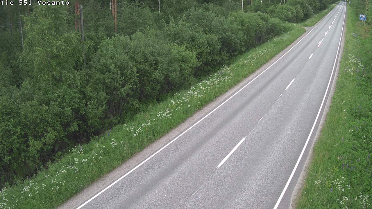 Kelikamerat Kuva Tie 551 Vesanto Löttökorpi, Vesanto, Pohjois-Savo