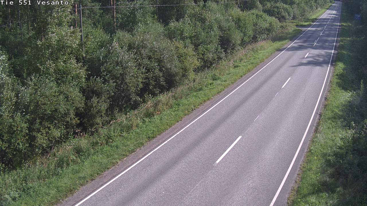 Weather Camera Image Road 551 Vesanto Löttökorpi, Vesanto, Pohjois-Savo