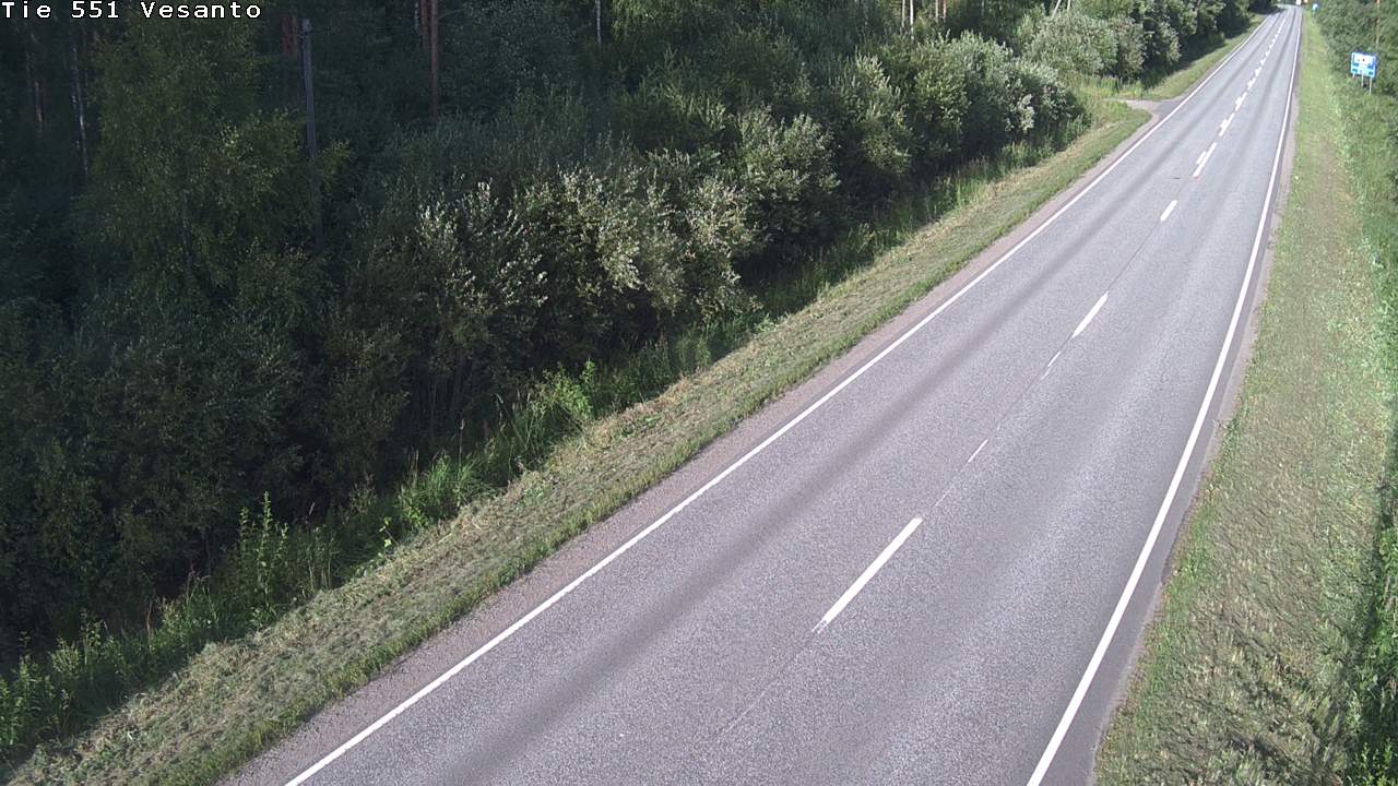 Weather Camera Image Road 551 Vesanto Löttökorpi, Vesanto, Pohjois-Savo