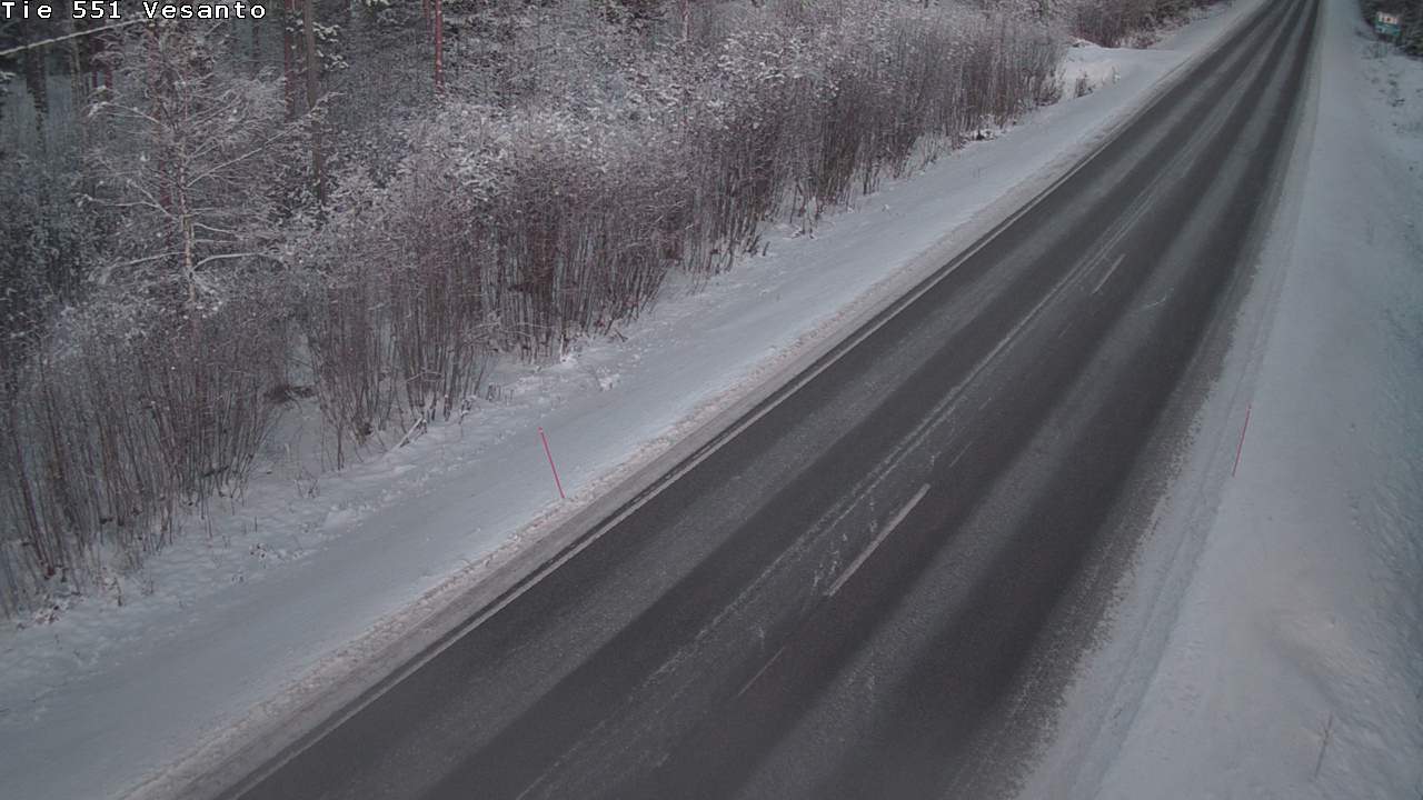 Weather Camera Image Road 551 Vesanto Löttökorpi, Vesanto, Pohjois-Savo