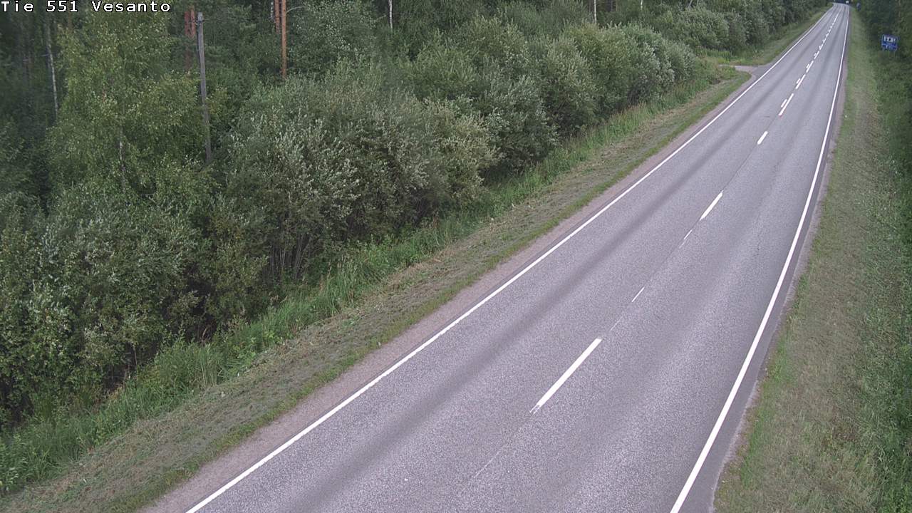 Weather Camera Image Road 551 Vesanto Löttökorpi, Vesanto, Pohjois-Savo