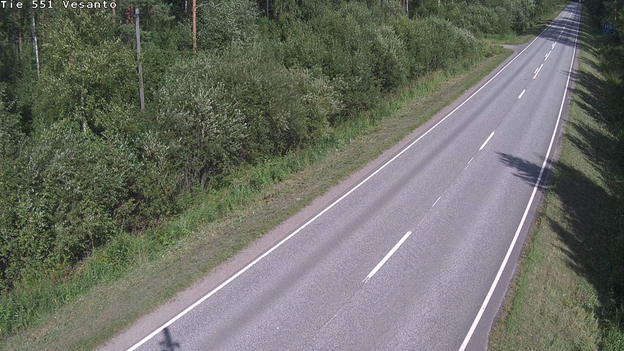 Weather Camera Image Road 551 Vesanto Löttökorpi, Vesanto, Pohjois-Savo